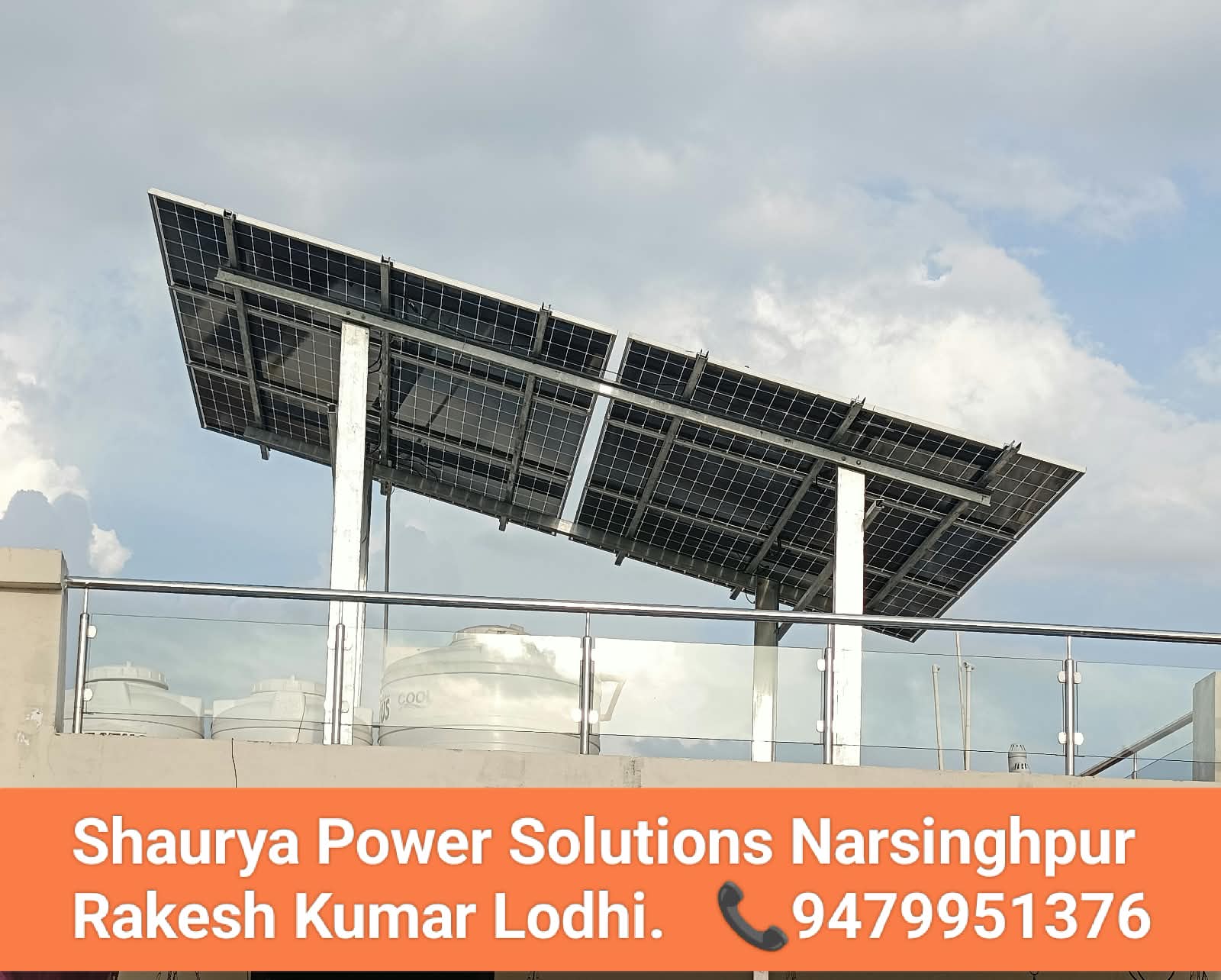 Rooftop solar installation by Shaurya Power Solutions