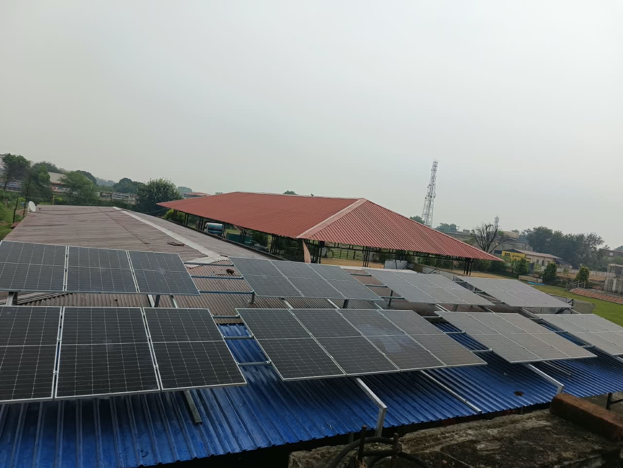 Government School Rooftop — Rural M.P.