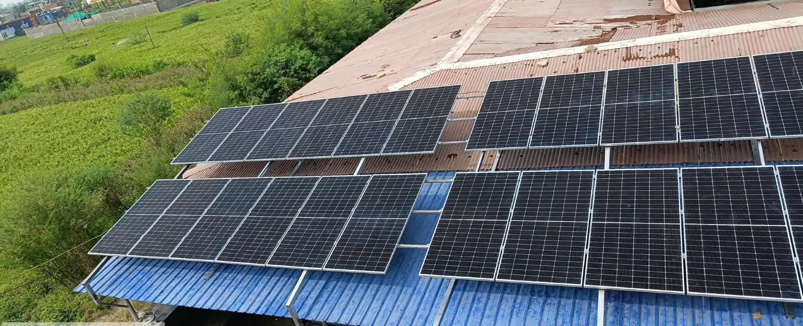 Shed Rooftop Solar Plant — Narsinghpur, M.P.